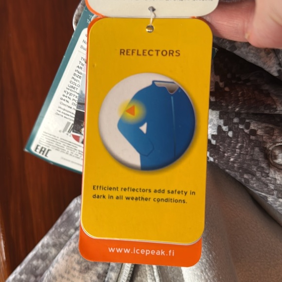 NWT Icepeak Softshell Ski Jacket Sz. 10 - Picture 14 of 15